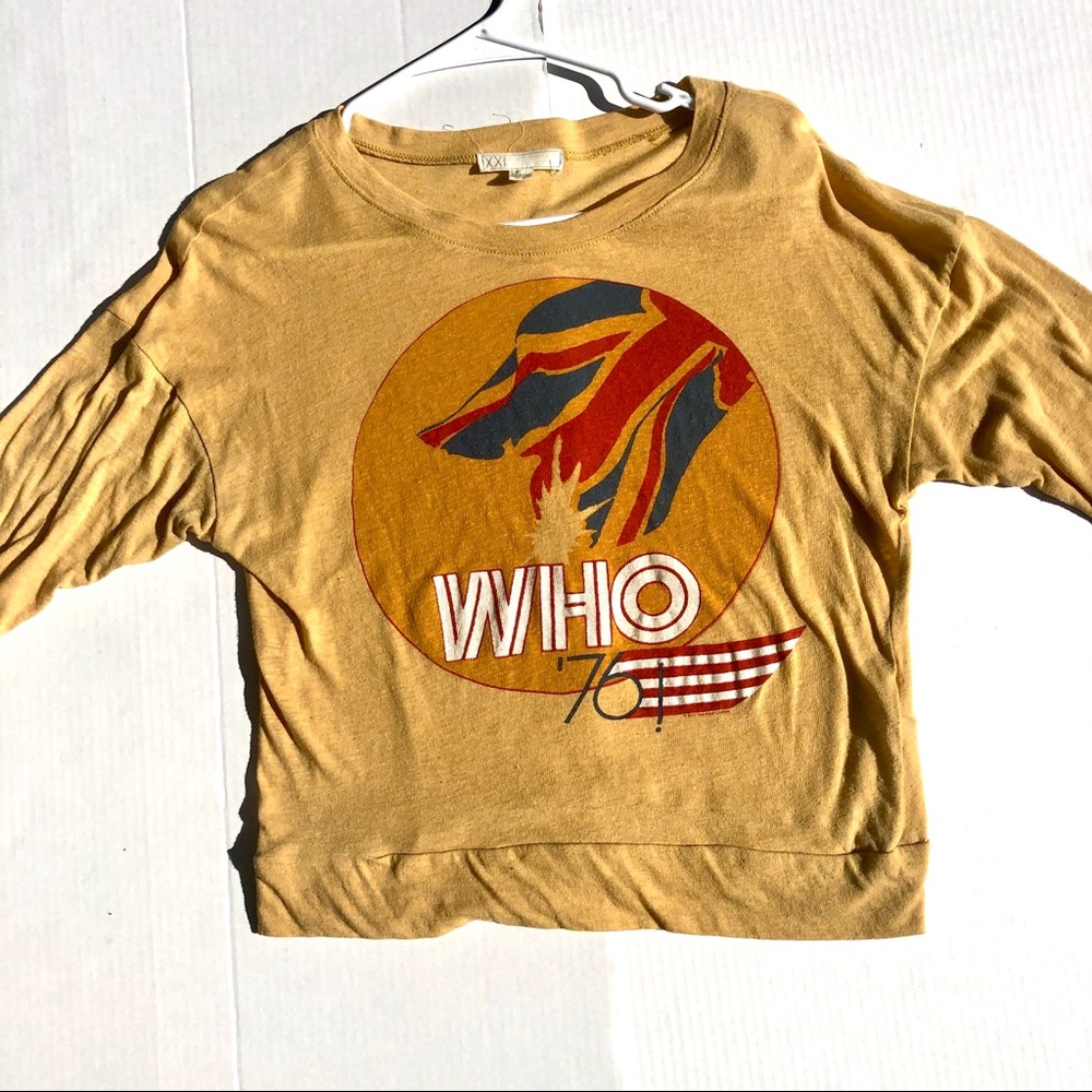 Forever 21 The Who Comfy Long Sleeve Size S
